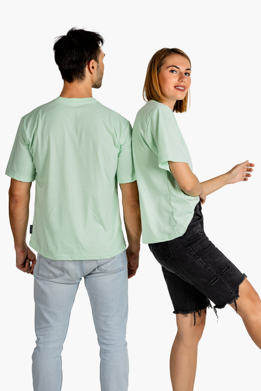 MINT OVERSIZED PLAIN T-SHIRT (UNISEX)