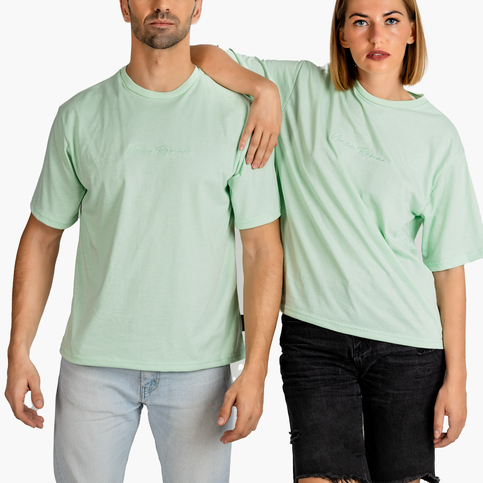 MINT OVERSIZED PLAIN T-SHIRT (UNISEX)