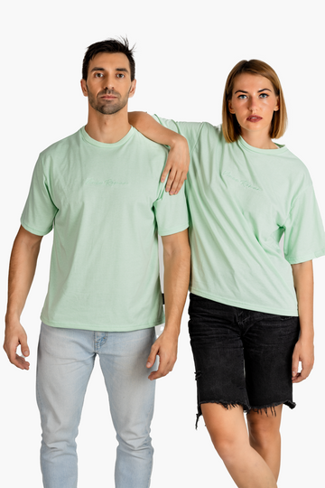 MINT OVERSIZED PLAIN T-SHIRT (UNISEX)