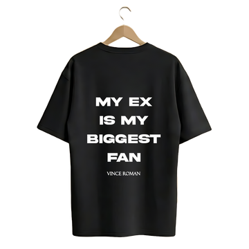 MY EX Texted Oversized Tee (Unisex)