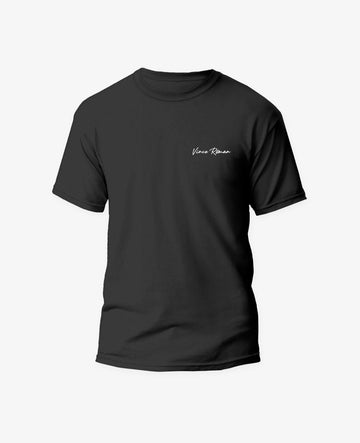 BRANDED BLACK PLAIN T-SHIRT (UNISEX)