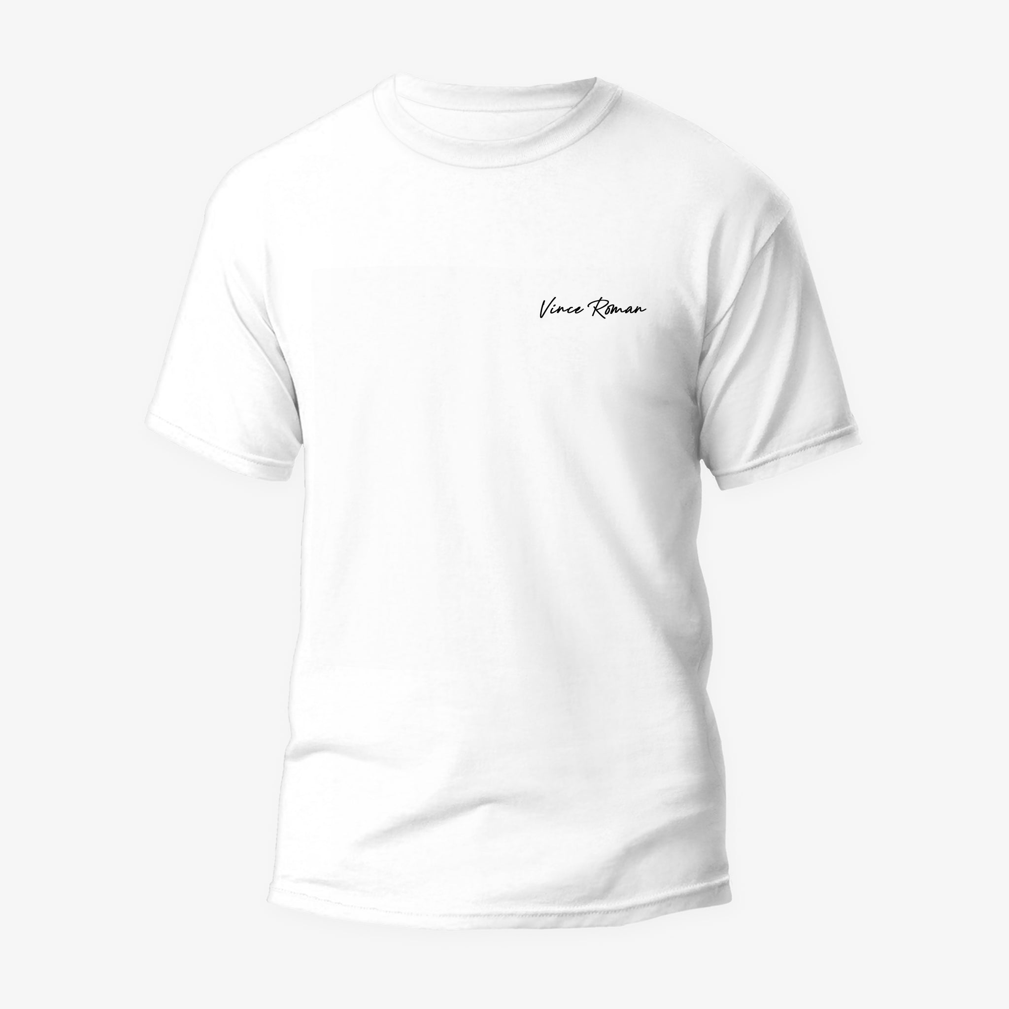 BRANDED WHITE PLAIN T-SHIRT (UNISEX)