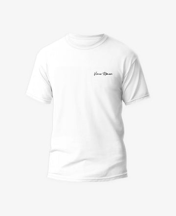 BRANDED WHITE PLAIN T-SHIRT (UNISEX)