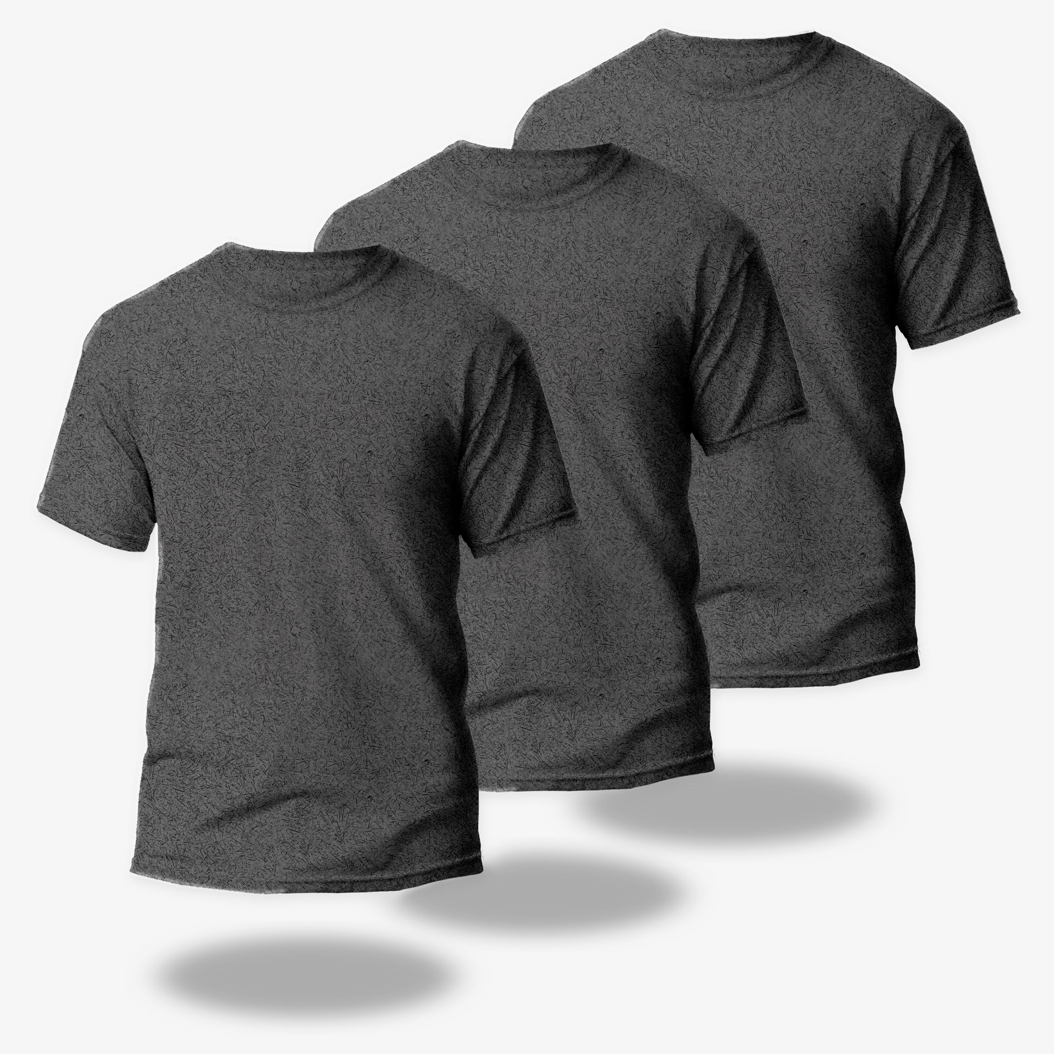 GREY PLAIN T-SHIRTS - 3 PACK (UNISEX)